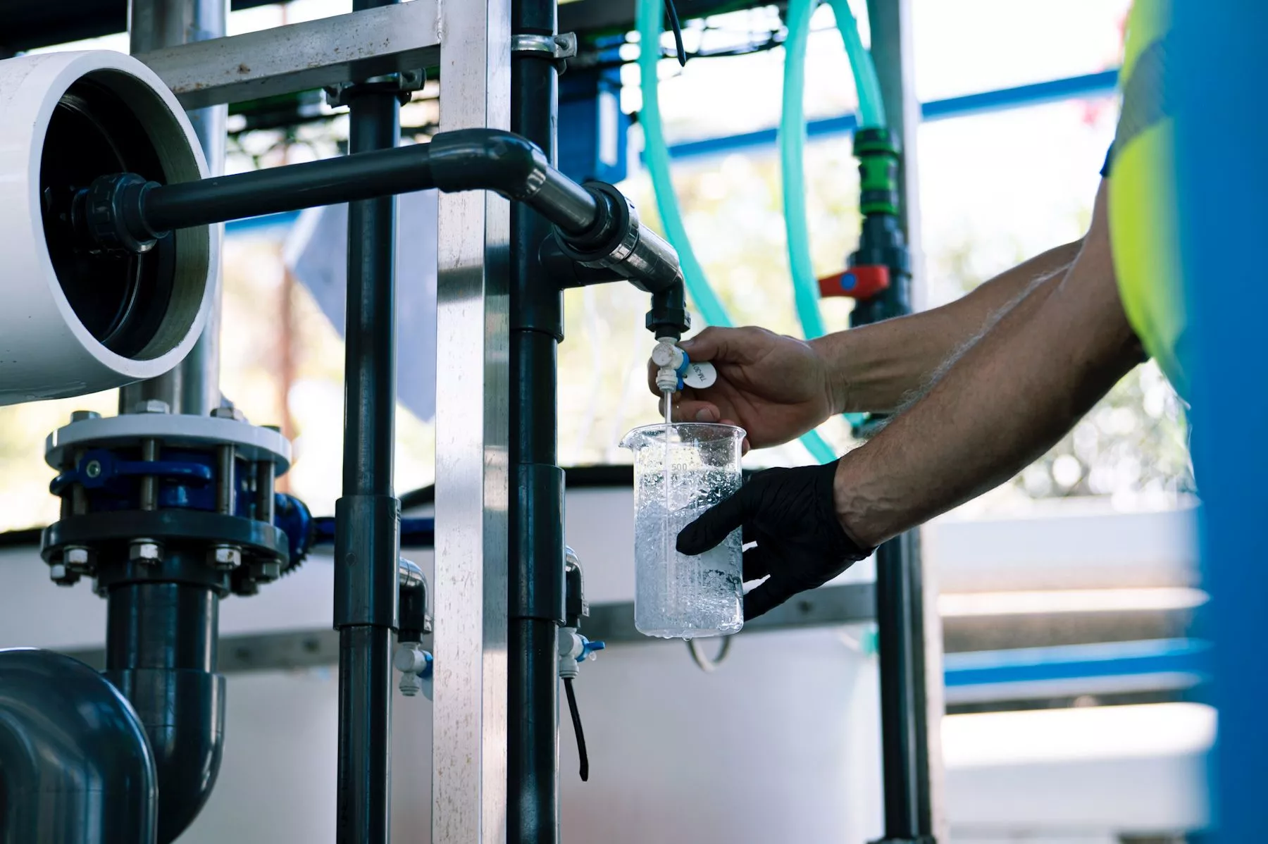 Depuradora de Punta del Hidalgo tras concluir su modernización para el uso agrícola de agua regenerada. / CEDIDA