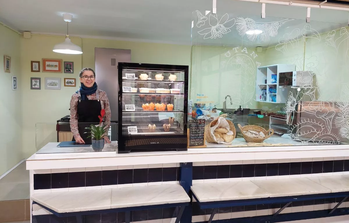 Una emprendedora que ha recibido el apoyo financiero de MicroBank. CEDIDA