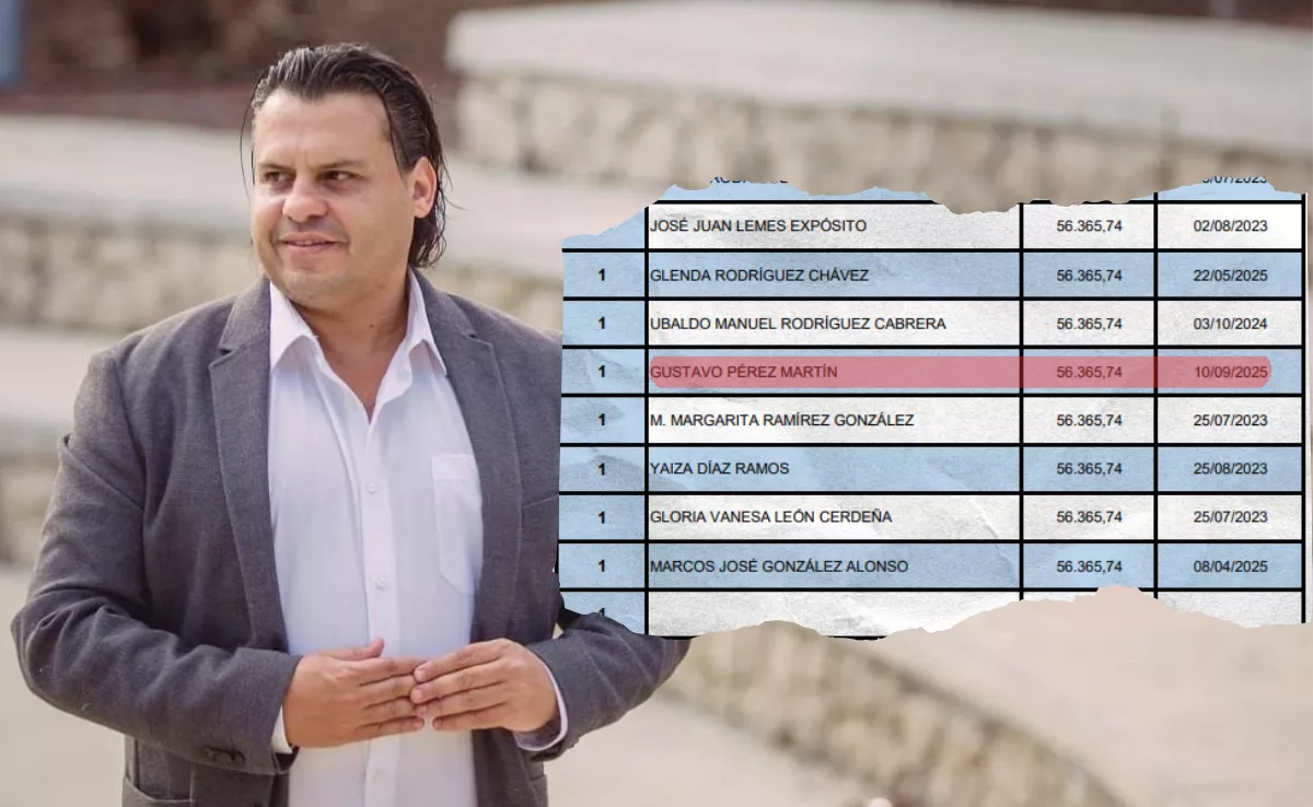 Gustavo Pérez Martín, exalcalde de Güímar por Coalición Canaria./ MONTAJE AH