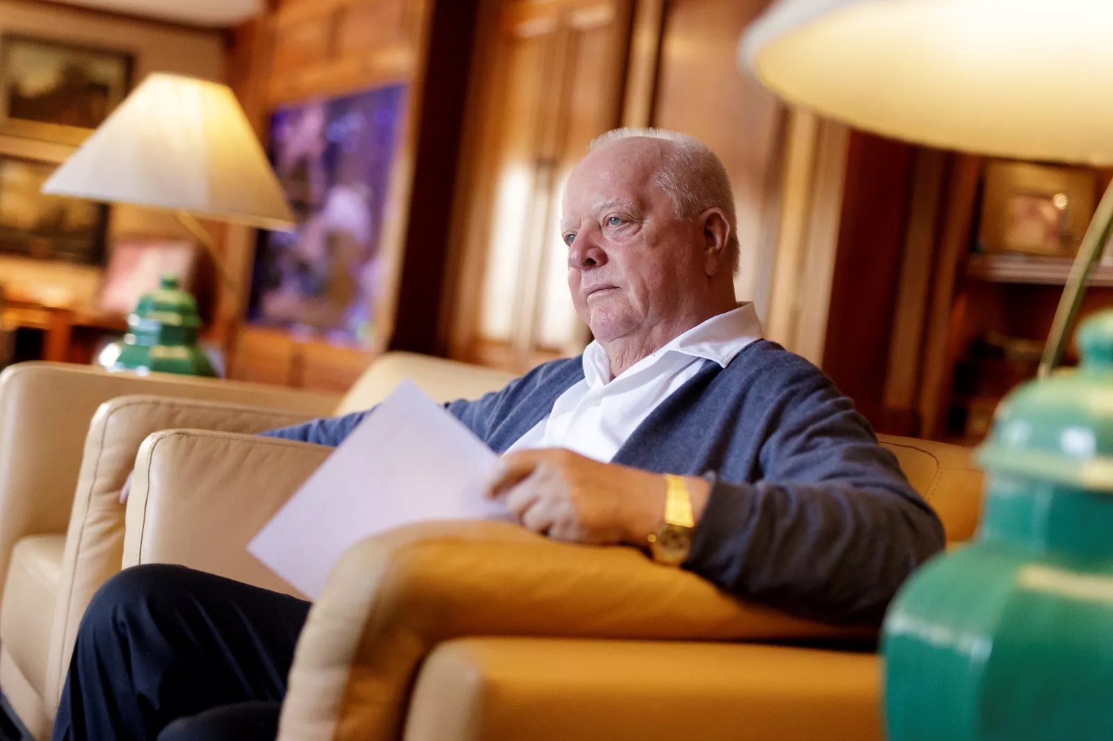 El presidente de Loro Parque, Wolfgang Kiessling