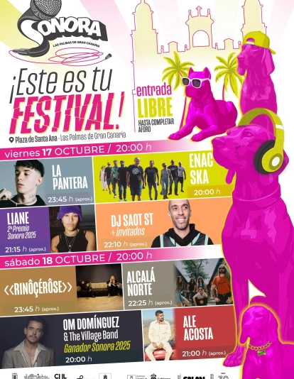 Cartel completo del Sonora Fest. Cartel completo del Sonora Fest.