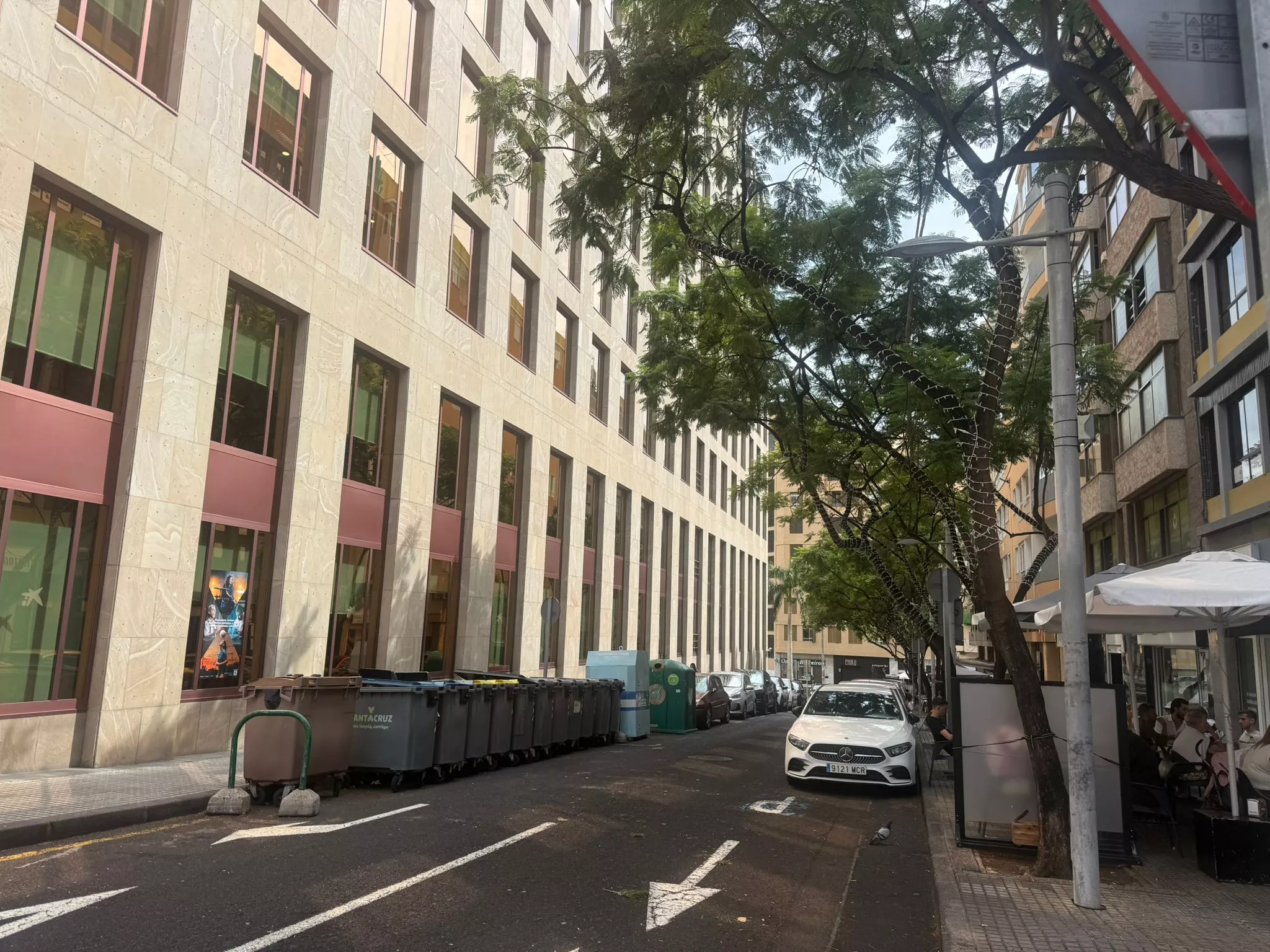 Imagen de la calle Puerto Escondido de Santa Cruz de Tenerife. / ATLÁNTICO HOY