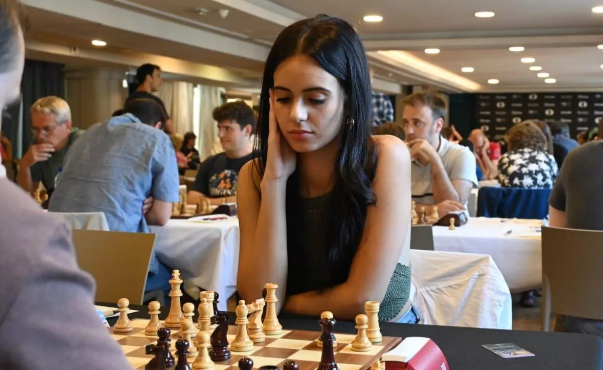Adhara durante un campeonato de ajedrez|CEDIDA