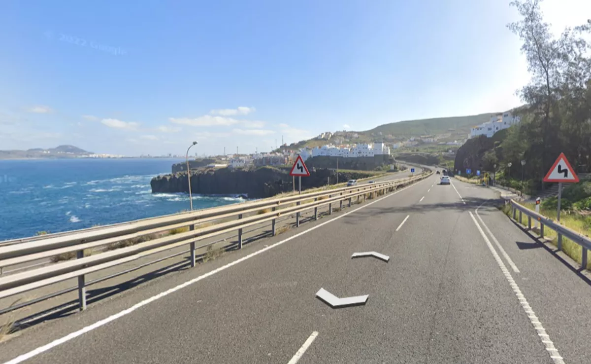 Importantes retenciones en la GC-2 por un accidente con cuatro vehículos implicados