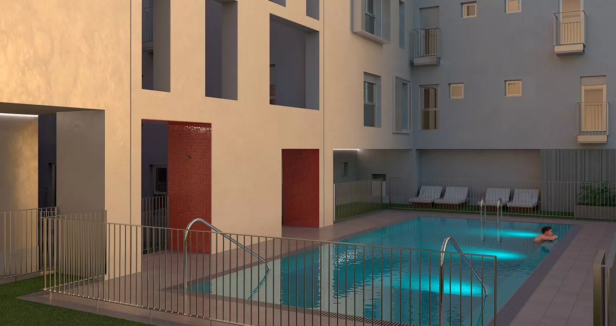 Imagen del nuevo complejo de Las Torres / CEDIDA