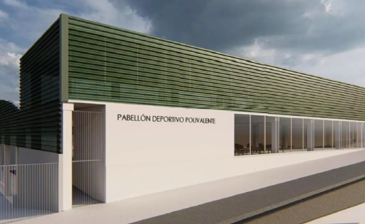 Proyección del Pabellón Deportivo Polivalente de La Matanza./ LA MATANZA