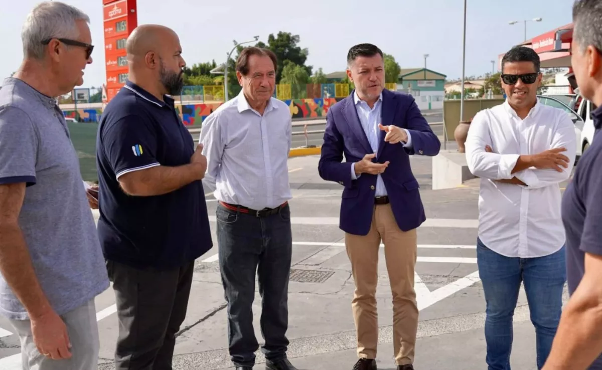 Samuel Henríquez y Teodoro Sosa en San Bartolomé de Tirajana. 