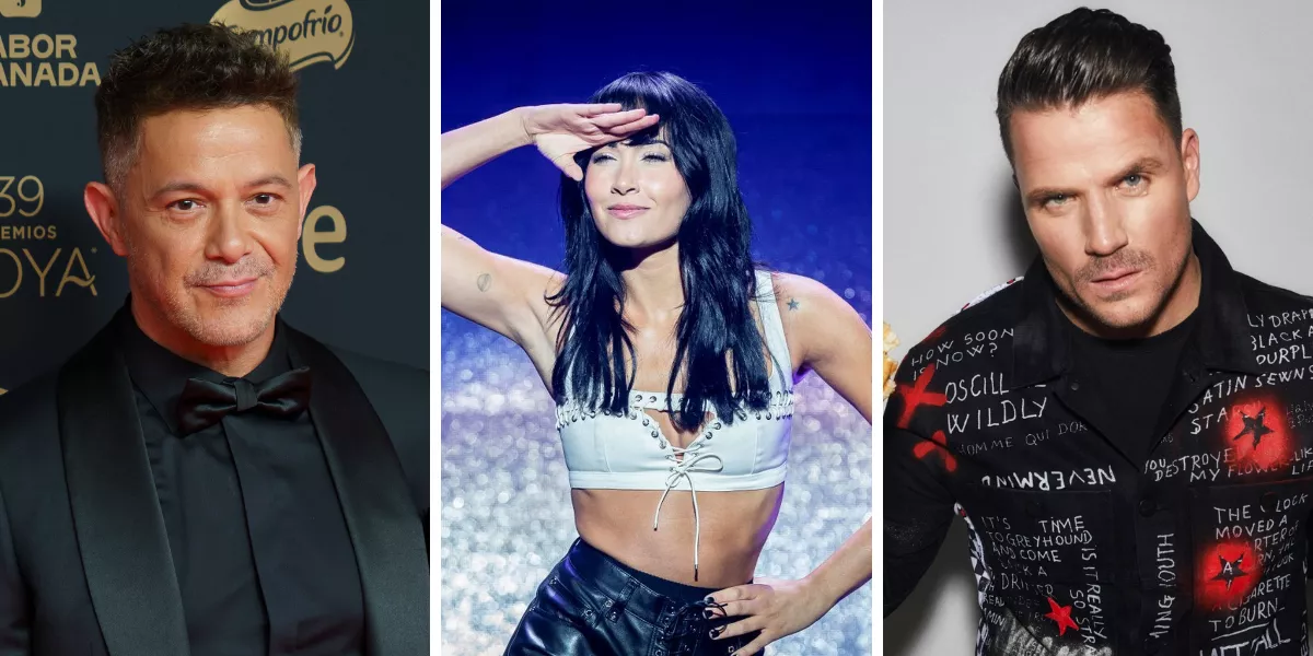 Alejandro Sanz, Aitana y Dani Martín, los primeros confirmados del Granca Live Fest 2026 / MONTAJE AH 