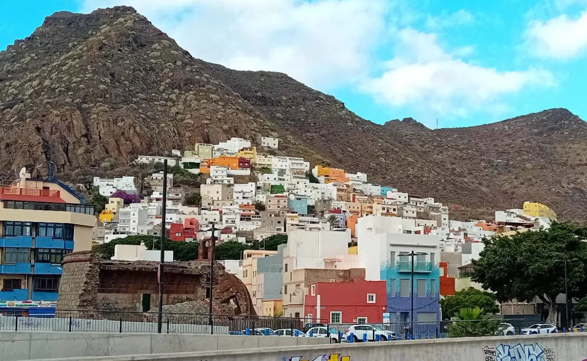 Barrio de San Andrés y casas de La Ladera./ ATLÁNTICO HOY-TERE COELLO