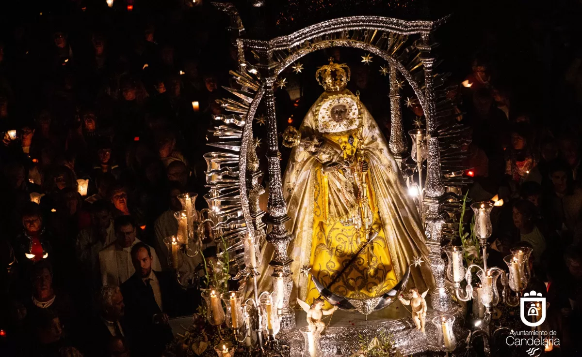 Imagen de la Virgen de Candelaria / AYUNTAMIENTO DE CANDELARIA