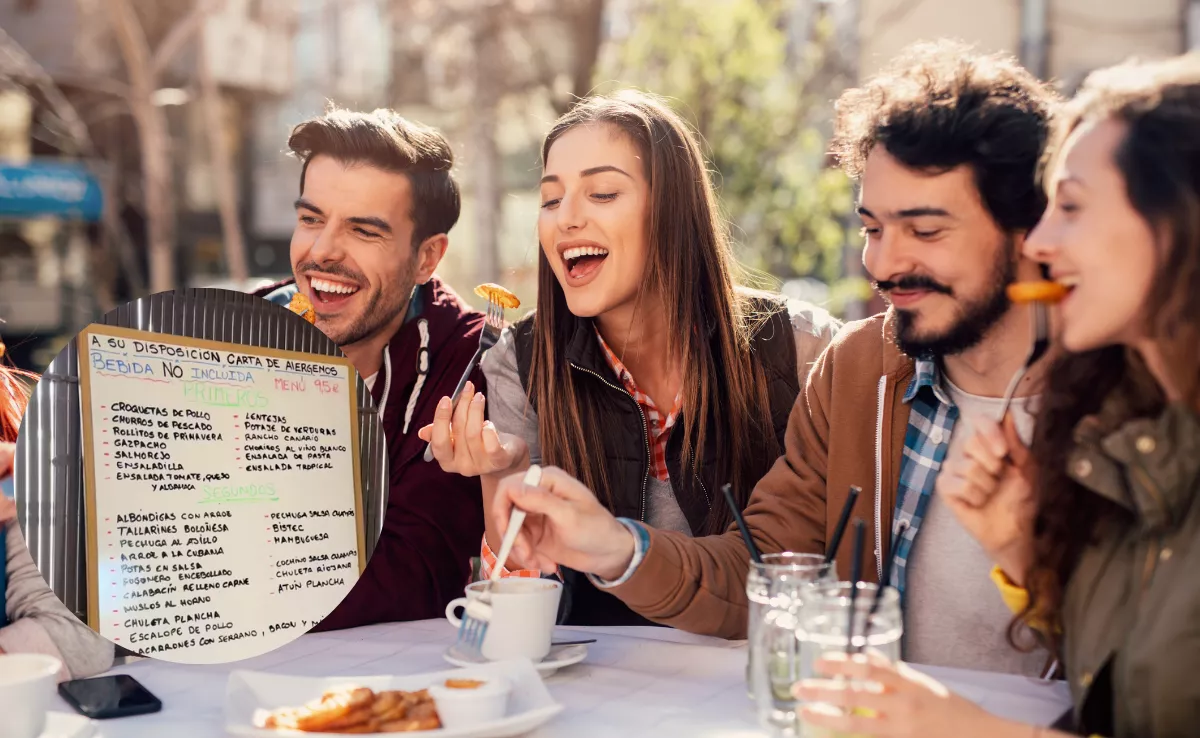 Imagen de personas comiendo / AH