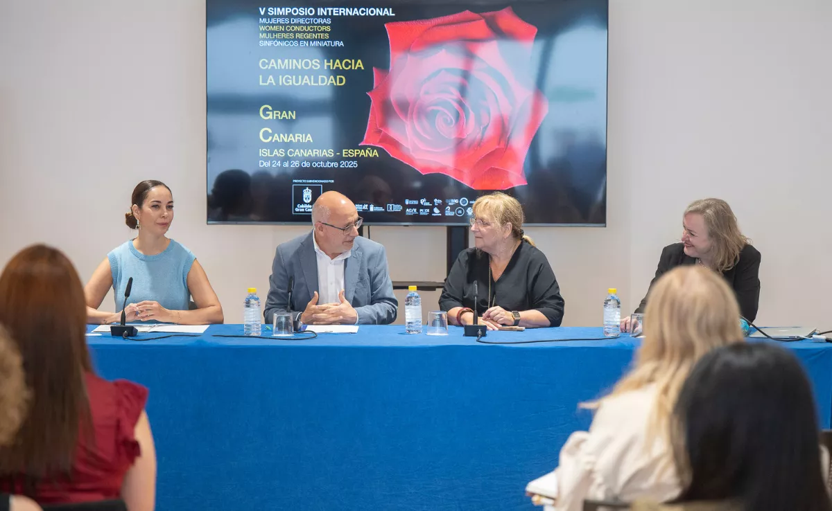 Presentación del V Simposio Internacional de Mujeres Directoras de Orquesta / CABILDO DE GRAN CANARIA