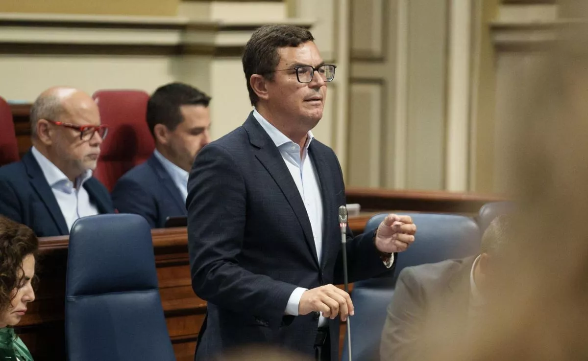 El consejero de Obras Públicas, Vivienda y Movilidad del Gobierno de Canarias, Pablo Rodríguez. /EFE