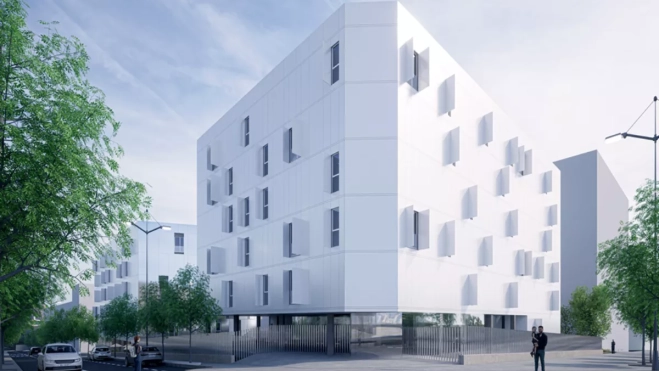 En la imagen, un boceto de las 131 viviendas de TamaraceiteAYUNTAMIENTO DE LAS PALMAS (1)