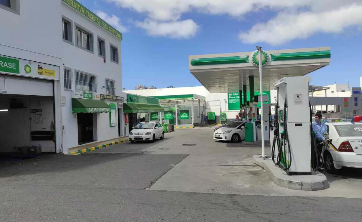 La Cooperativa de Taxis de San Cristóbal, en Las Palmas de Gran Canaria. / AH