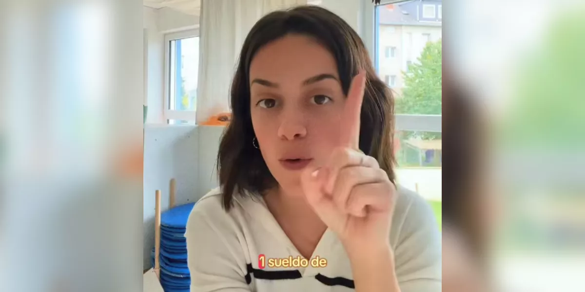 Imagen de la maestra canaria Natalia García / TIKTOK @garcianatalia03