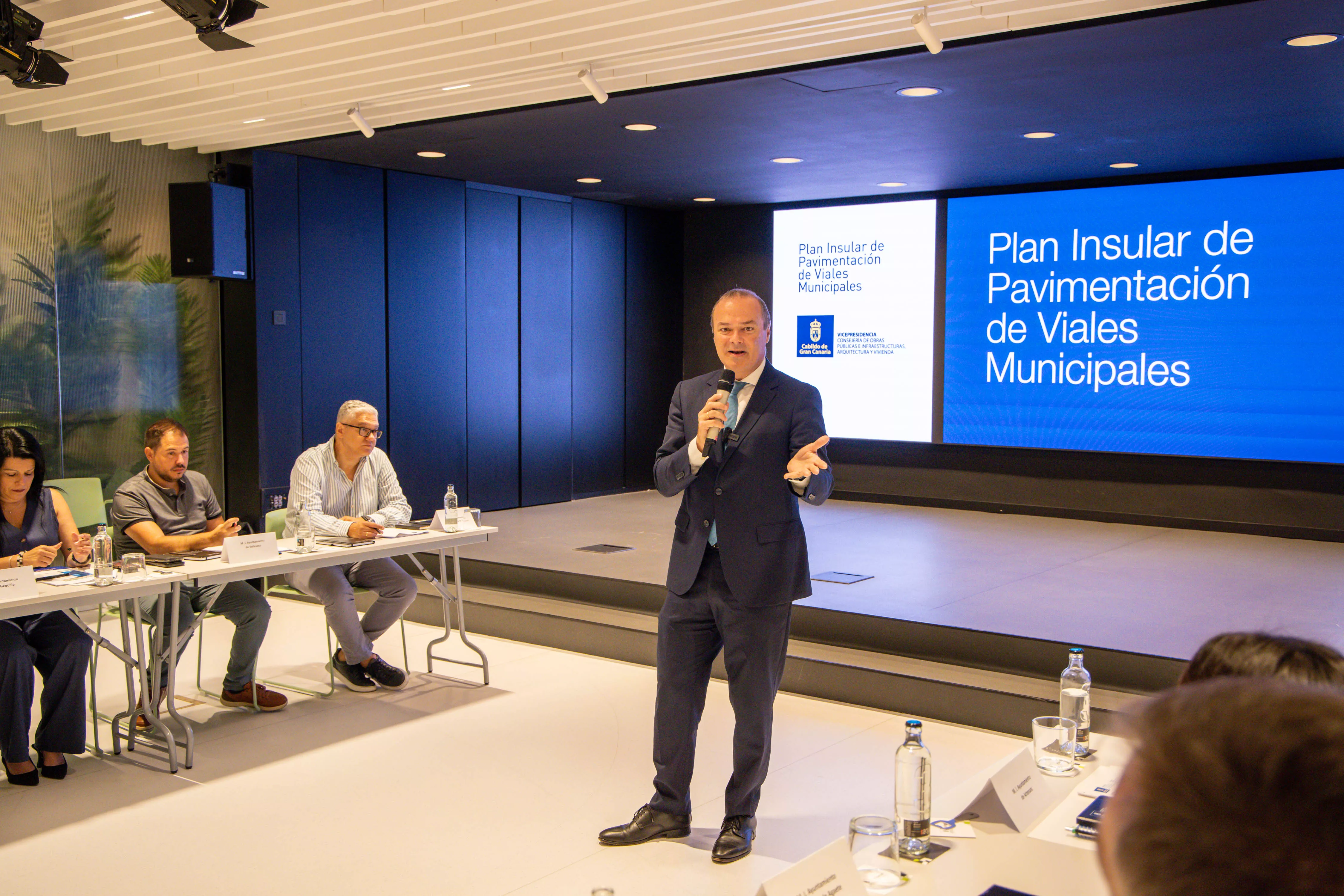 El vicepresidente del Cabildo y consejero de Obras Públicas, Augusto Hidalgo. CABILDO DE GRAN CANARIA