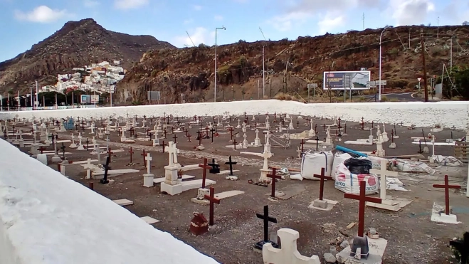 Vista de La Ladera desde el cementerio San Andrés