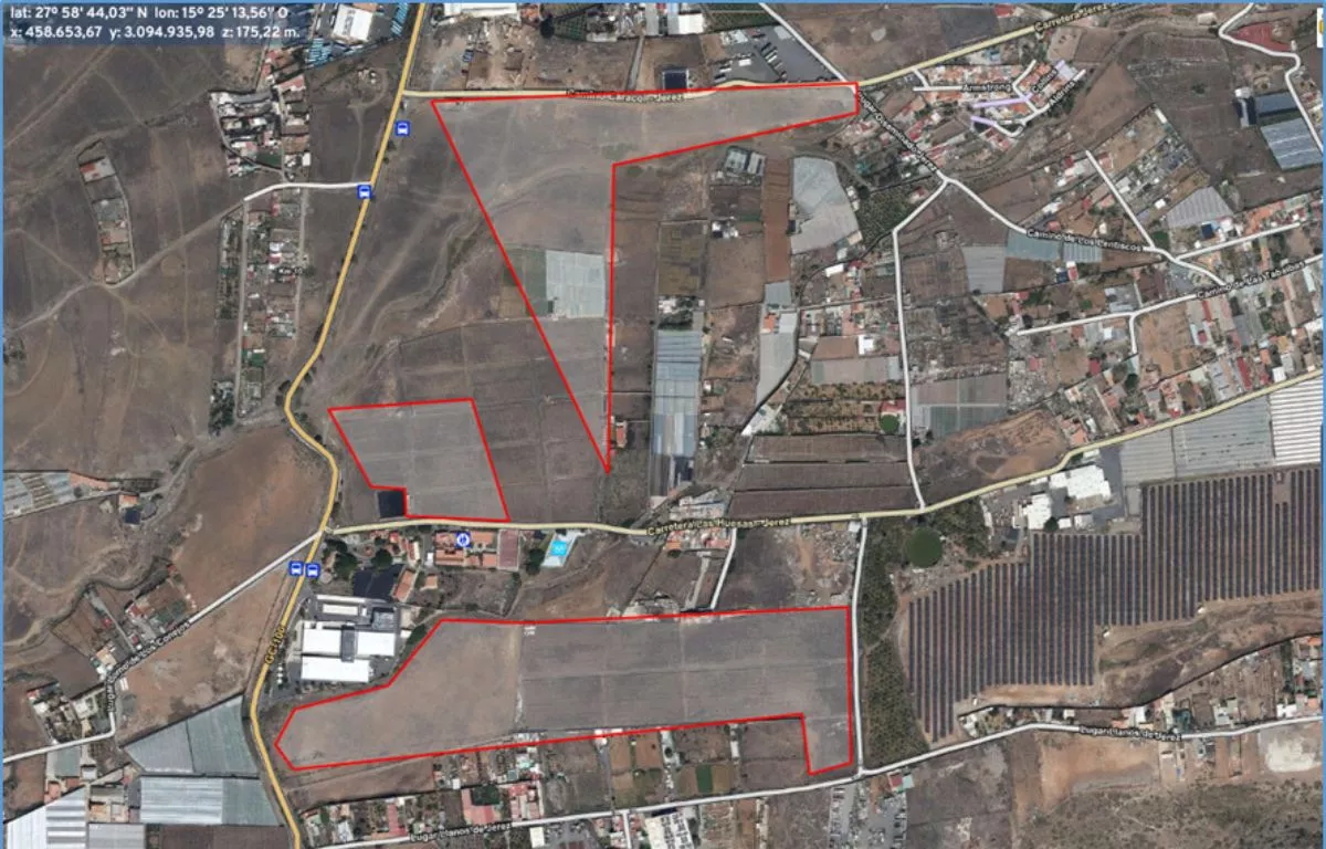 Polémica en Telde: una planta solar amenaza 12 campos de fútbol de suelo agrícola