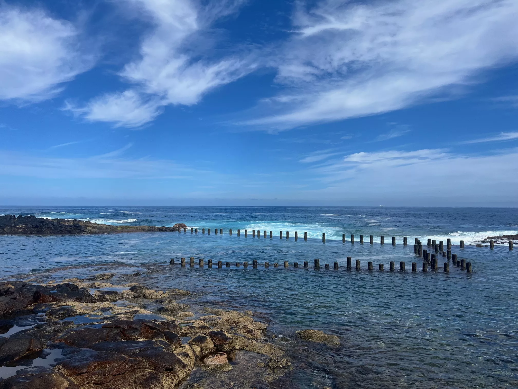 Imagen de las piscinas naturales de Roque Prieto en Guía de Gran Canaria
