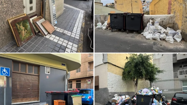 Los puntos negros de la suciedad en Las Palmas: veinte barrios al borde del colapso sanitario. / AH Los puntos negros de la suciedad en Las Palmas: veinte barrios al borde del colapso sanitario. / AH