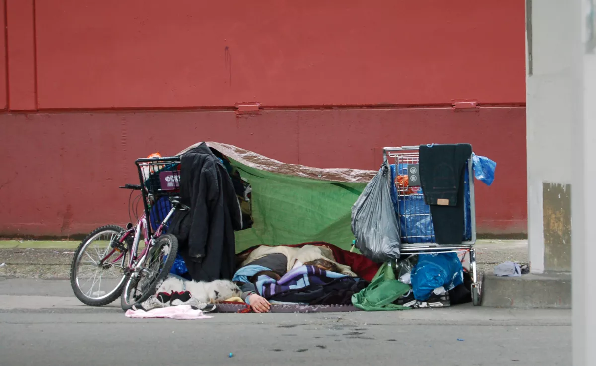 Objetos de una persona sin hogar. / IMAGEN DE LA RED