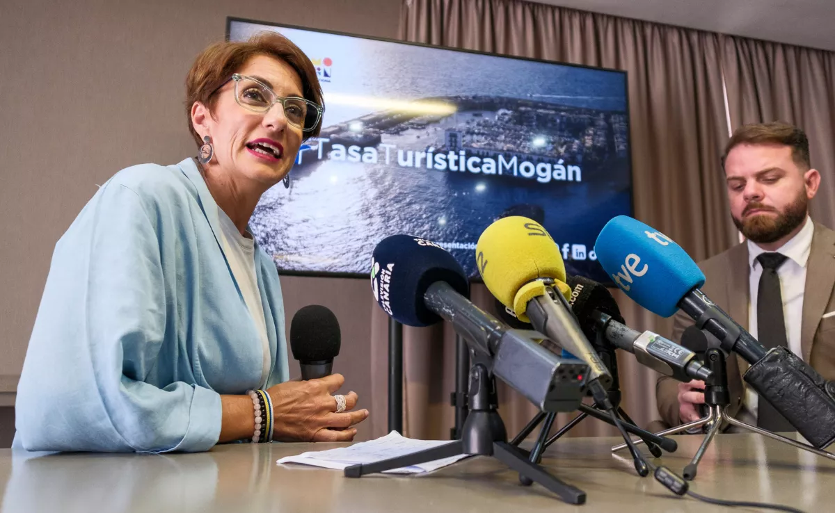 Onalia Bueno durante un balance de la tasa turística / ARCHIVO EFE - ÁNGEL MEDINA G.