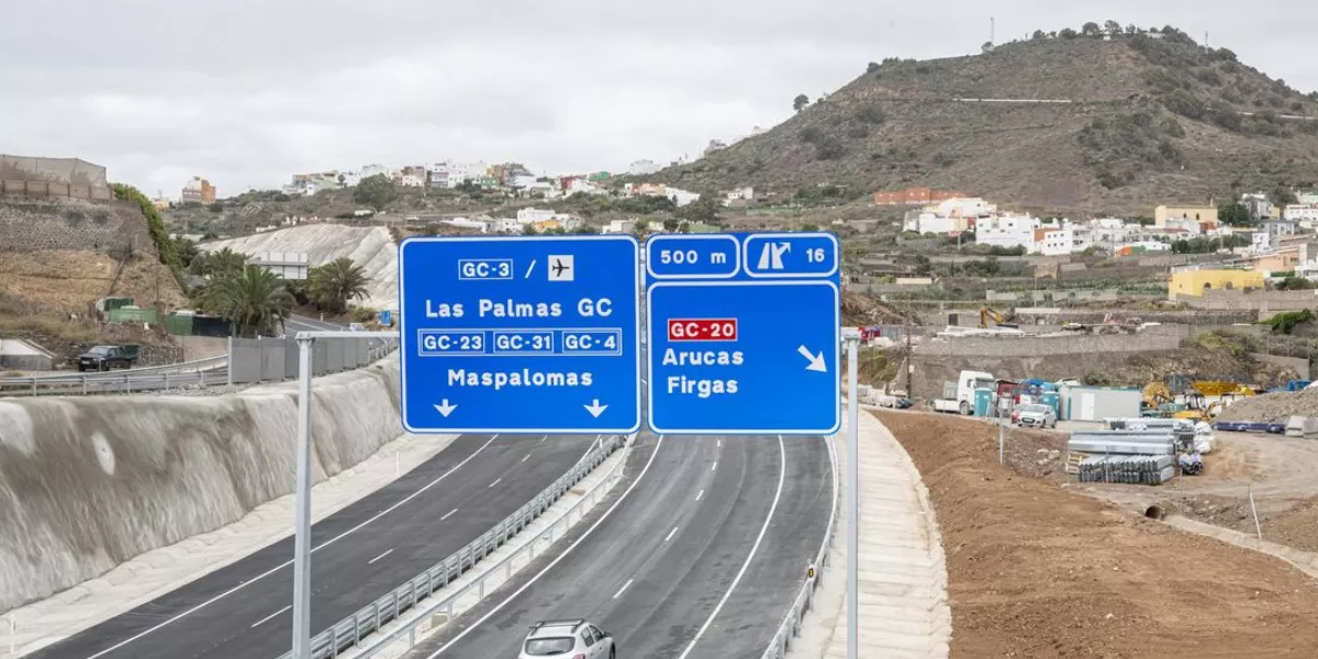 Imagen de la circunvalación de Arucas y Firgas / AH