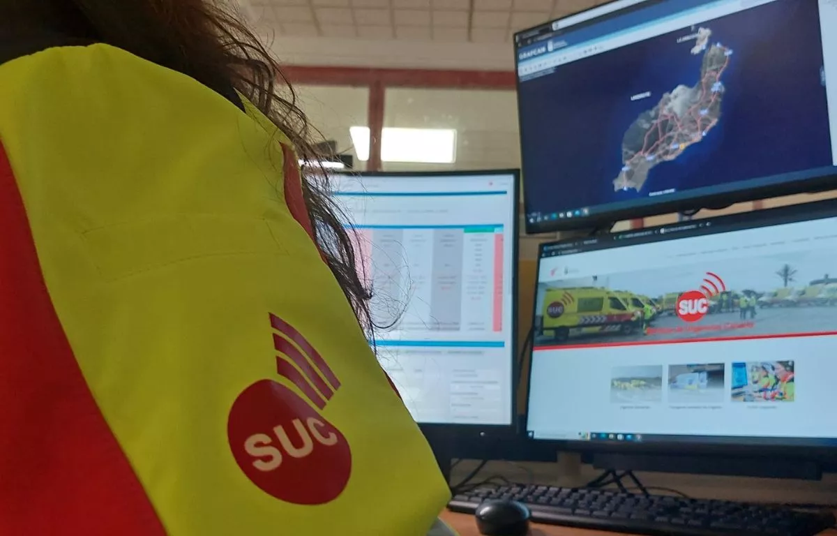 Dos heridos críticos en un accidente con cuatro afectados en Lanzarote