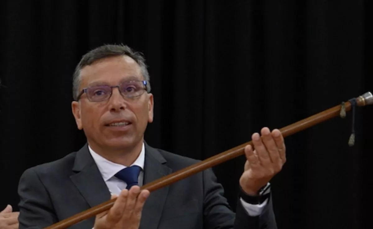 Toma de posesion de Francisco Atta, alcalde de Valsequillo. /Ayo. de Valsequillo