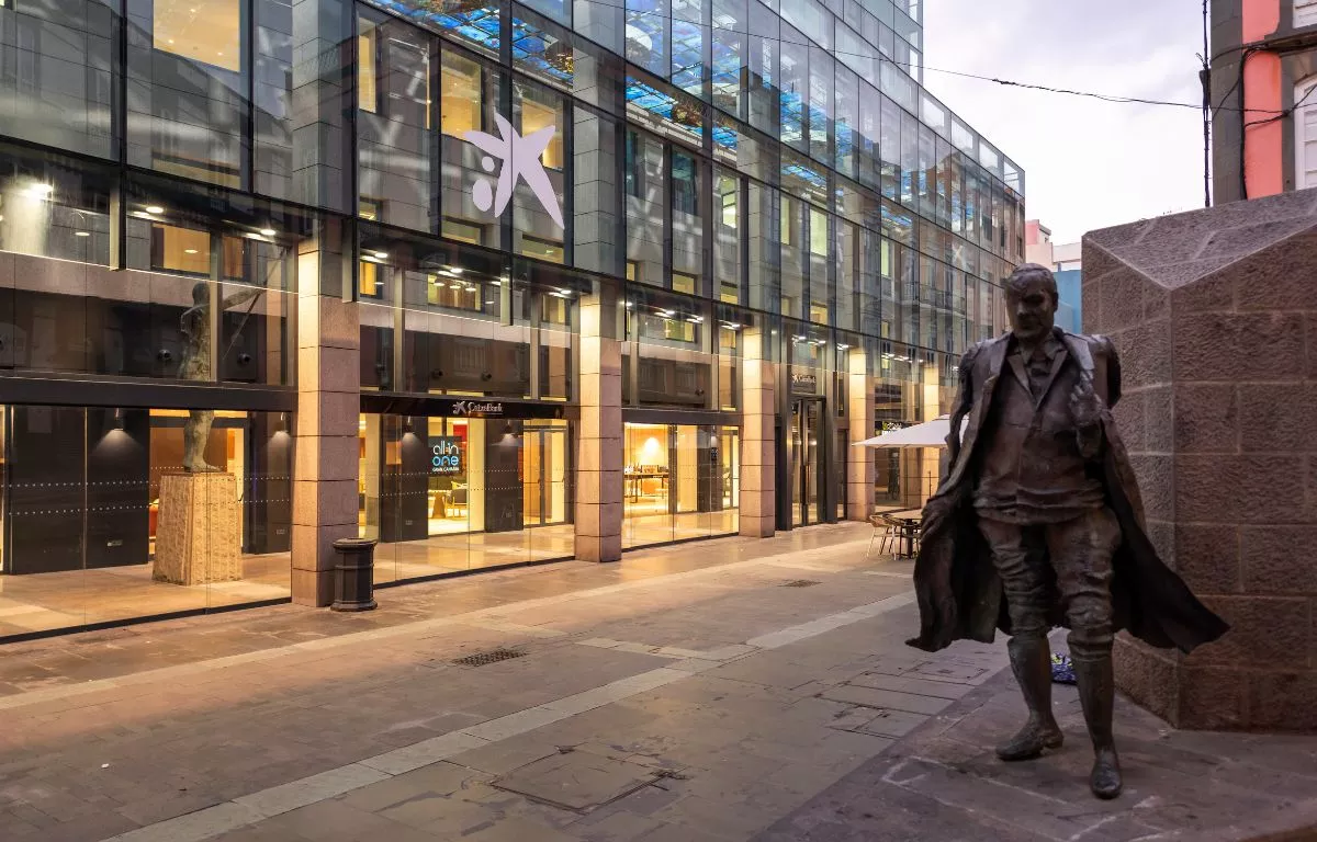 Sede de la dirección territorial de CaixaBank en Las Palmas de Gran Canaria. 