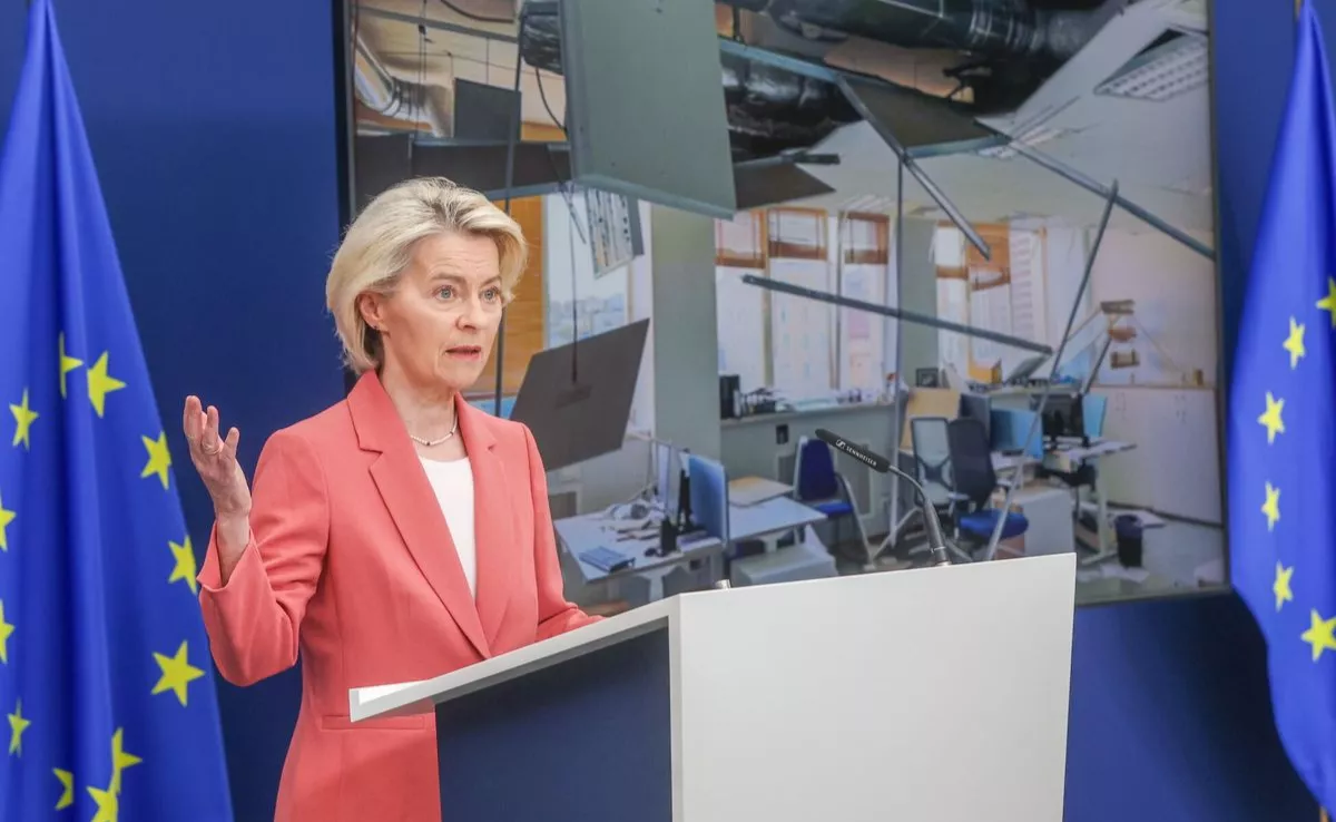 La presidenta de la Comisión Europea, Ursula von der Leyen / EFE