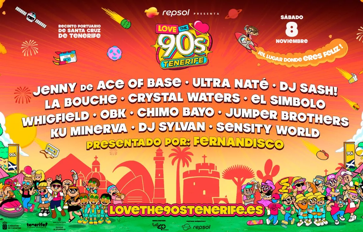 Love the 90’s vuelve a Tenerife con su segunda edición y más de 15 artistas internacionales