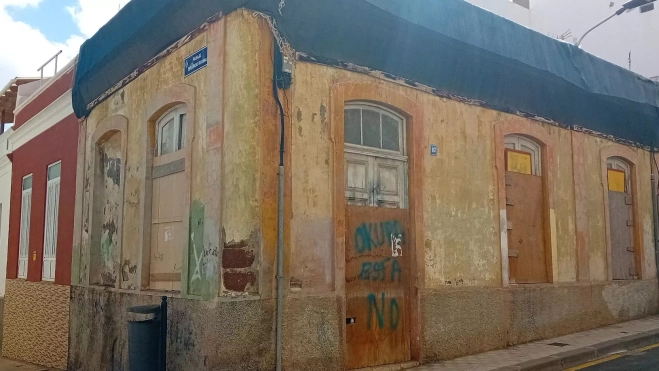 Casa tapiada en El Toscal Casa tapiada en El Toscal