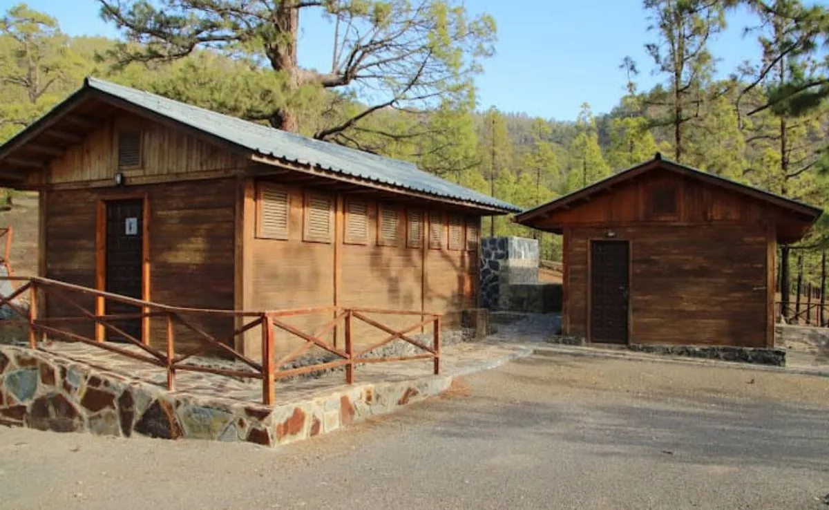 Cabañas del Campamento Madre del Agua, en Tenerife. Imagen de la Red