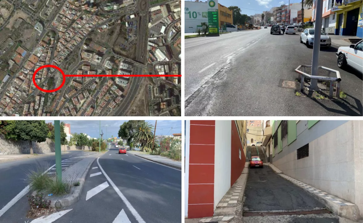 Imágenes del ámbito de actuación de las obras / AH