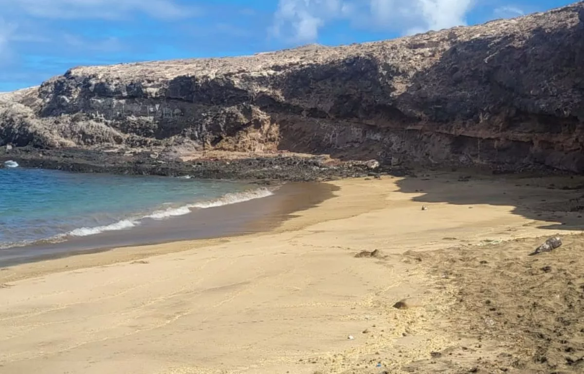 Playa de Aguadulce, en el litoral de Telde. AH