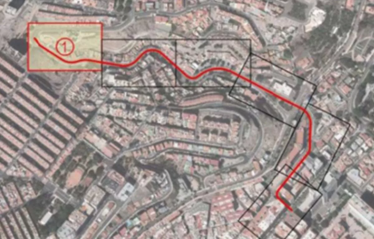 Infografía del nuevo carril bici que une Arenales y Schamann por el Barranquillo Don Zoilo / AYUNTAMIENTO LPA
