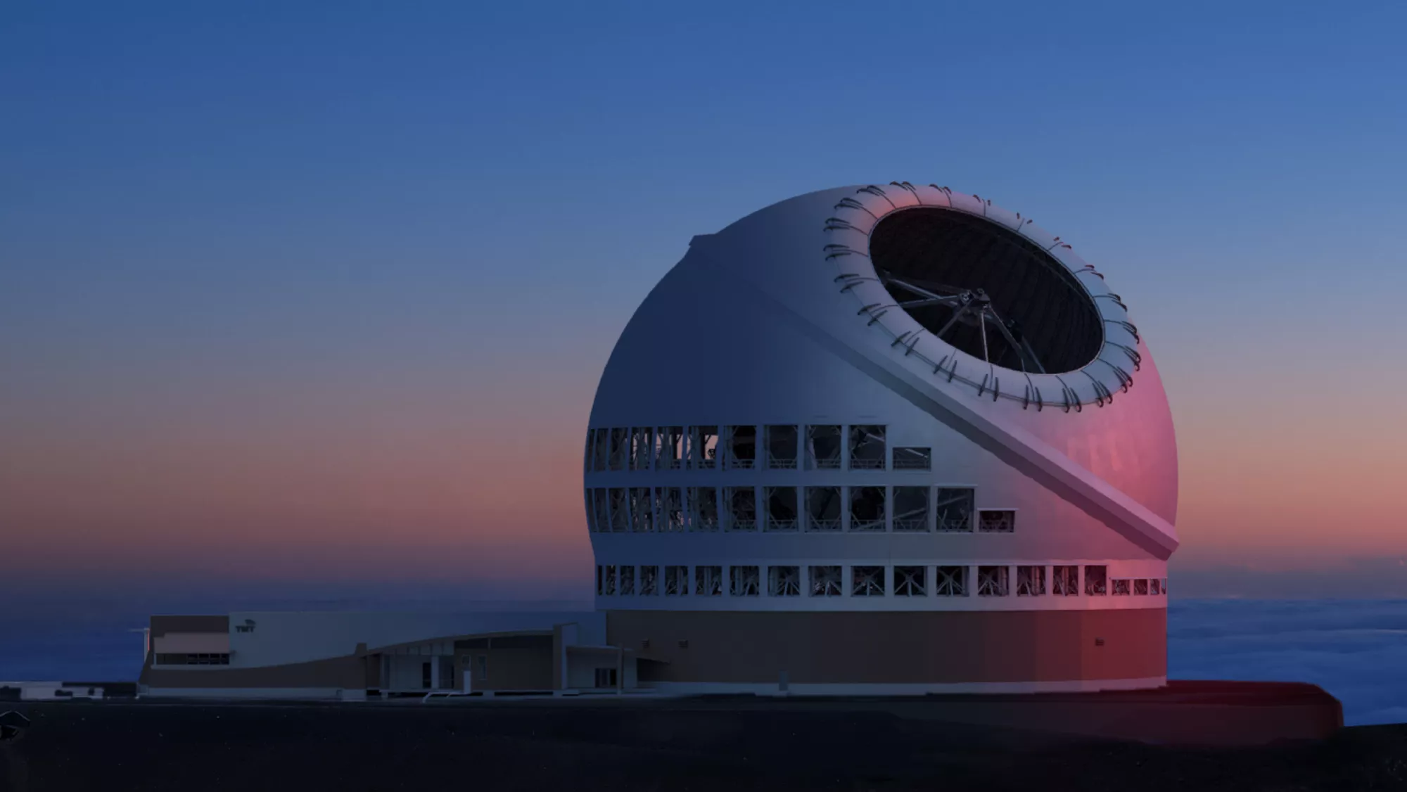 Simulación del telescopio TMT. / TMT