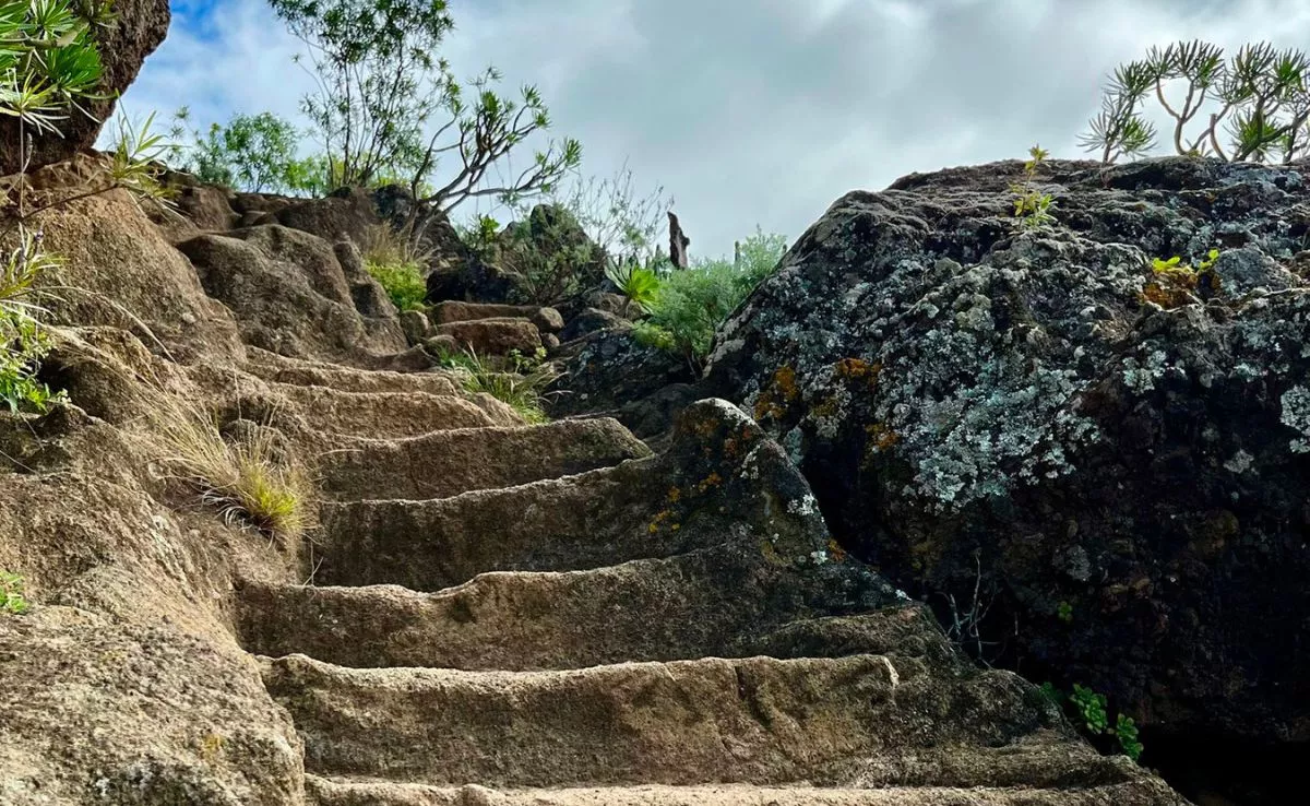 Tramo de la senda de Magec. /Cedida