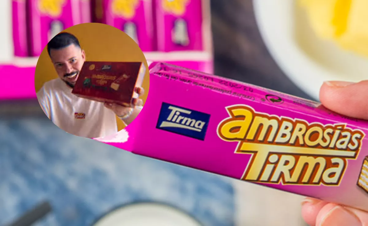 El influencer gastronómico, Adrián González, probando las nuevas Tirma / AH