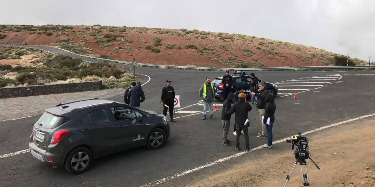 Rodaje en el Parque Nacional del Teide / CLÚSTER AUDIOVISUAL