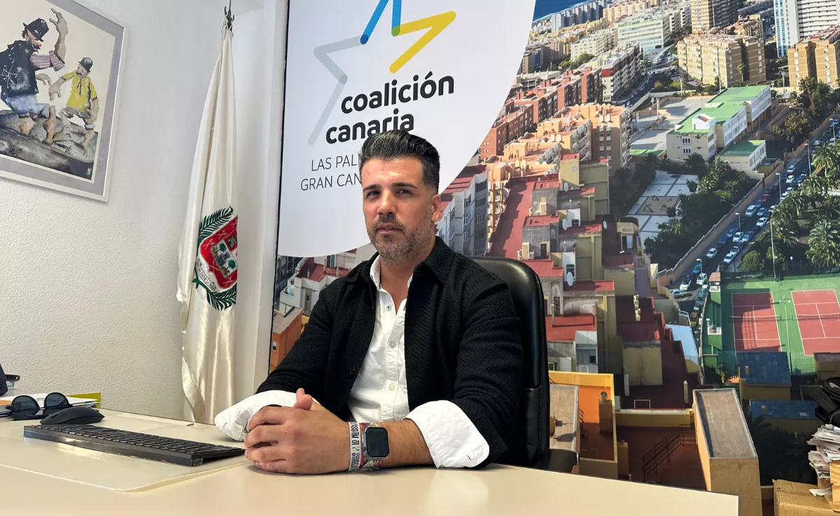 David Suárez, concejal de CC en Las Palmas de Gran Canaria / ATLÁNTICO HOY - MARCOS MORENO