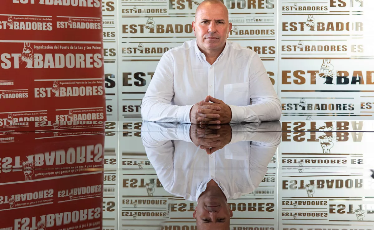 Maximiliano Díaz, máximo responsable de la Asociación Sindical de Estibadores de Las Palmas (ASELP). / AH