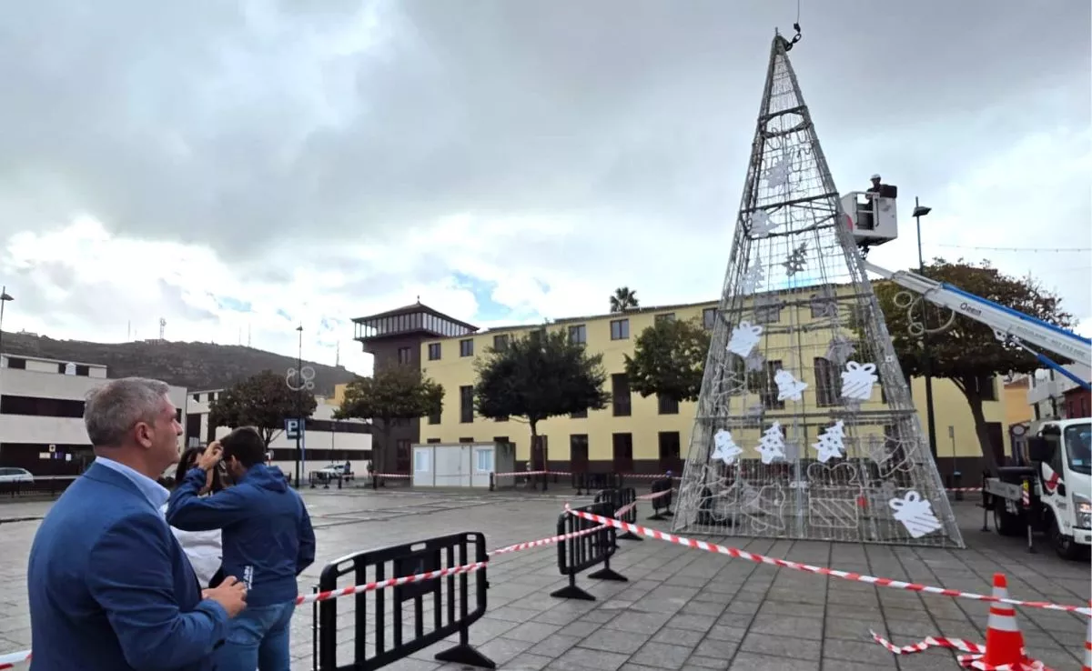 Alumbrado de Navidad en La Laguna. /Cedida