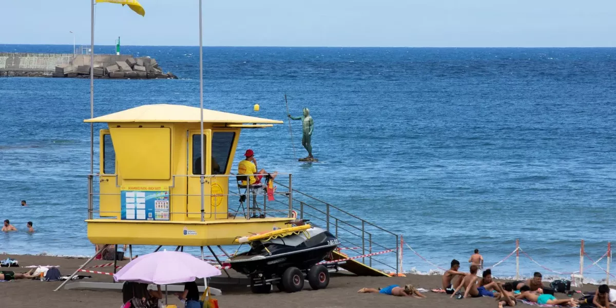 Imagen de archivo de la playa de Melenara, en el municipio grancanario de Telde. / EFE - Quique Curbelo 