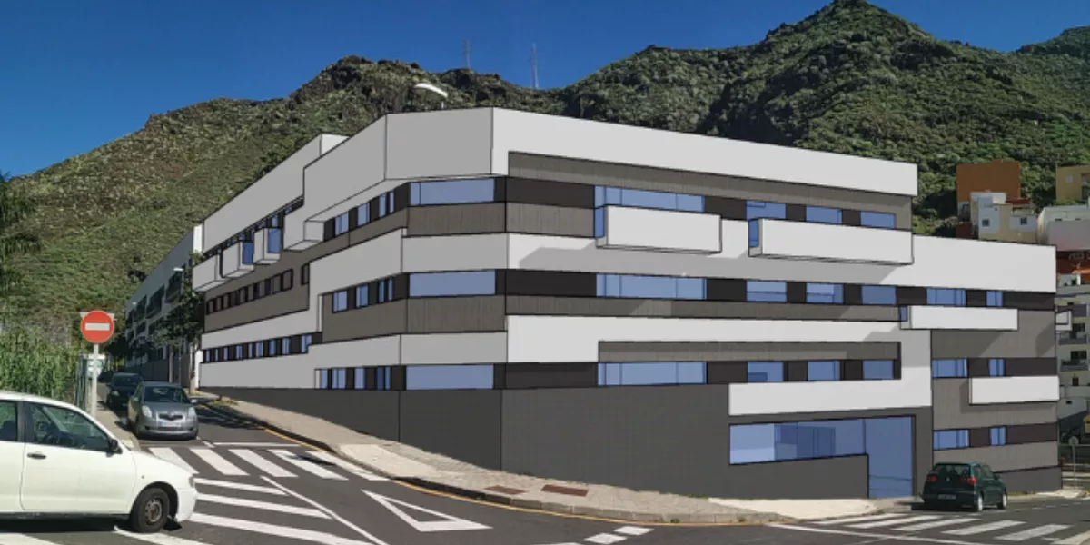 Imagen del proyecto de las 37 viviendas en María Jiménez, Santa Cruz / AYUNTAMIENTO DE SANTA CRUZ