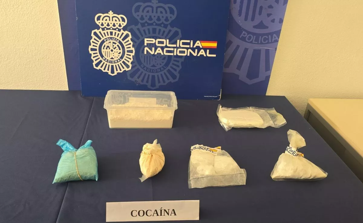 Cocaína incautada en una red de trasteros en Santa Cruz de Tenerife. /Cedica