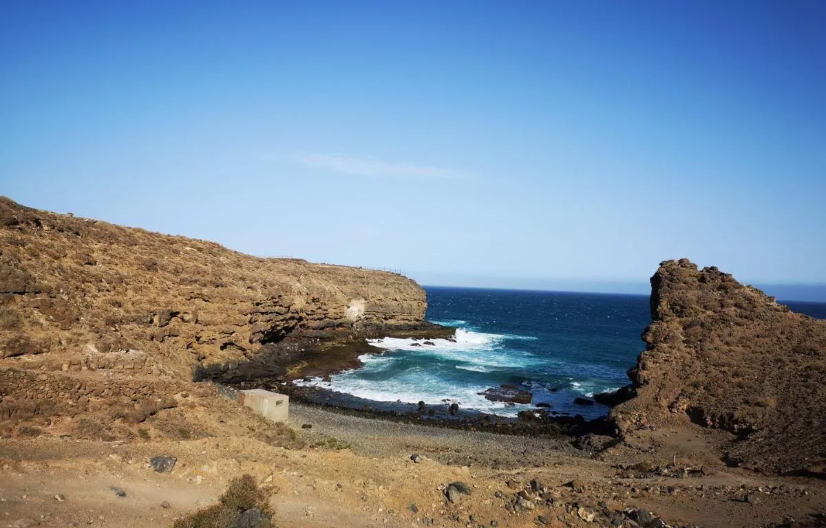Playa de Botija, en la costa de Gáldar. AH