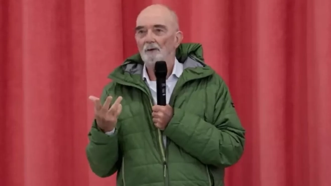 Antonio González Viéitez durante una ponencia / UNIVERSIDAD RURAL DE CANARIAS Antonio González Viéitez durante una ponencia / UNIVERSIDAD RURAL DE CANARIAS